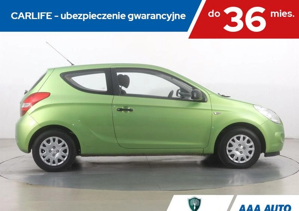 Hyundai i20 cena 9000 przebieg: 181550, rok produkcji 2009 z Tyszowce małe 106